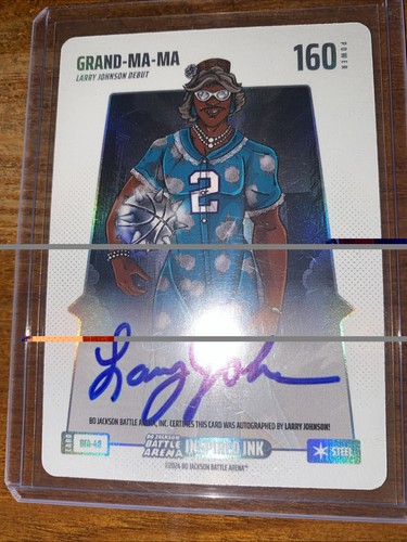 2024 Bo Jackson Battle Arena Alpha Grand-Ma-Ma Battlefoil Auto Steel BFA-40