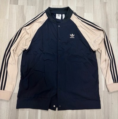 Adidas Collegejacke Gr. S Blau Beige Sommer