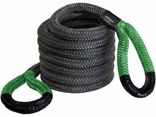 Bubba Rope 20-feet Black Jumbo Bubba Rope Green Eye - 176725grg