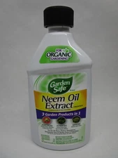 Garden Safe Neem Oil Extract Concentrate for Organic Gardening, 10 Fluid Ounces