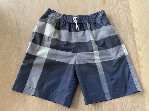 BOYS BURBERRY SWIMSUIT BATHING TRUNKS SIZE 6-8Y