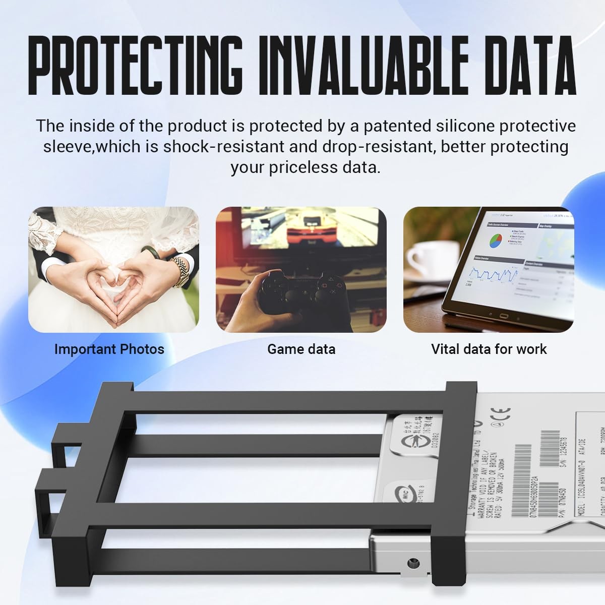 Portable External Hard Drive USB 3.0 for Backup and Data Transfer