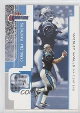 2001 Fleer Game Time Wesley Walls #66