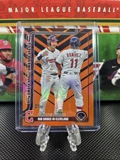 2025 Topps US - Combos Jose Ramirez, Steven Kwan #US26 Holiday Orange Black Foil