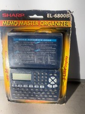 Sharp EL-6800B Memo Master electronic organizer brand new sealed