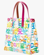 NEW! Dooney & Bourke Clear Doodle Lunch Bag