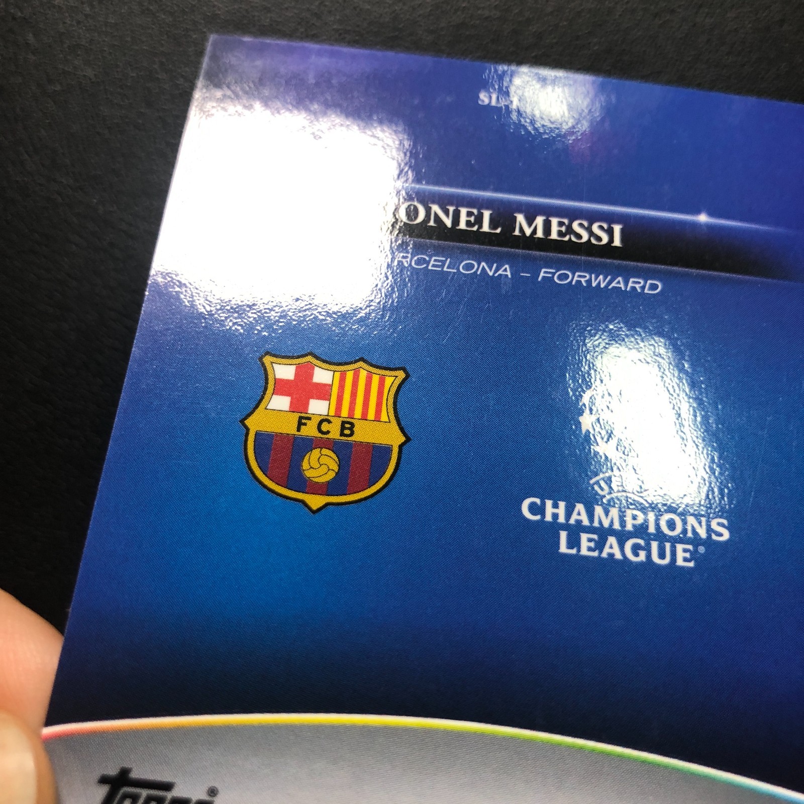 2025-26 Topps Chrome UEFA Logofractor Starball Legends Lionel Messi Barcelona #2 view 6