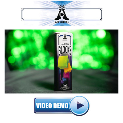 MAGICAL BLOCKS by Apprentice Magic - Easy Magic Trick - Beginner - Gift