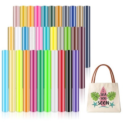 Zinueen Smart Iron On HTV Folien Set 28 Blatt 33x33 cm für Explore 3 Maker 3