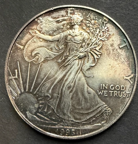 1995 WALKING LIBERTY AMERICAN EAGLE .999 FINE SILVER DOLLAR COIN 1oz. $1 USA