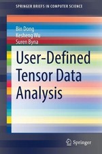Análisis de datos de tensor definido por el usuario por Bin Dong (inglés) libro de bolsillo