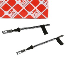 2x febi Handbremsseil für OPEL CORSA C COMBO TIGRA B TWINTOP hinten 93170227