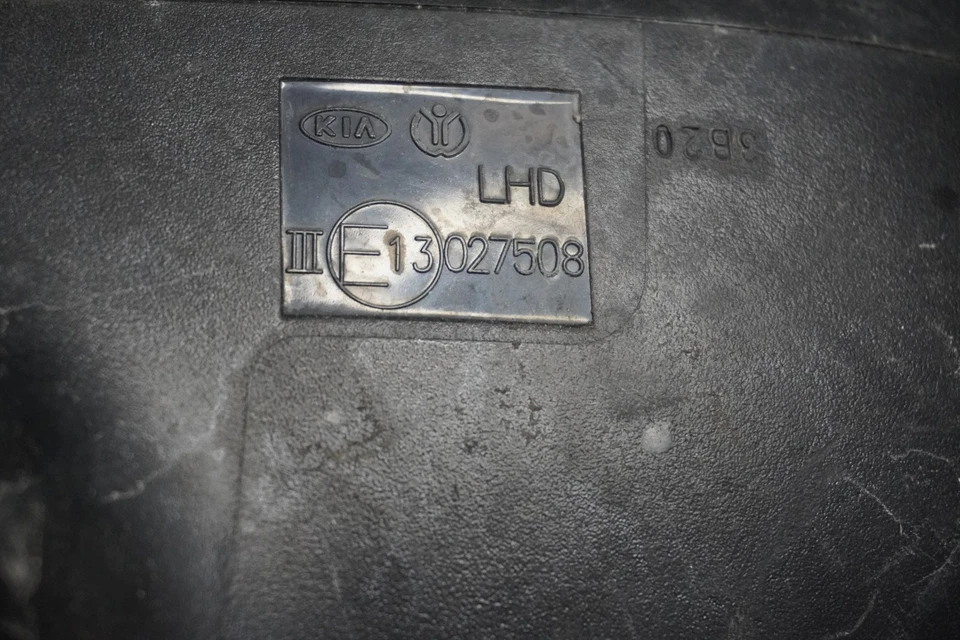 Espejo retrovisor de puerta KIA RIO 2013 2014 2015 2016 LADO DEL PASAJERO DERECHO BLANCO OEM E13027508 Foto 3 de 4