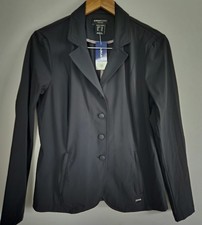 Ariat Pro Artico Show Coat Equestrian Jacket Button/Zip Womens 12R Black