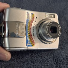 PENTAX Pentax Optio M20 7.0MP Digital Camera - Silver Tested & Working