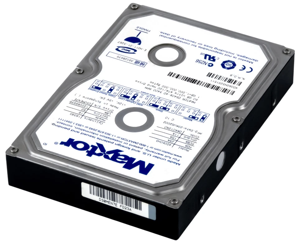 MAXTOR DiamondMax D540X 60GB 5.4K 2MB ATA 3.5'' 4D060H3 - Image 3 of 3