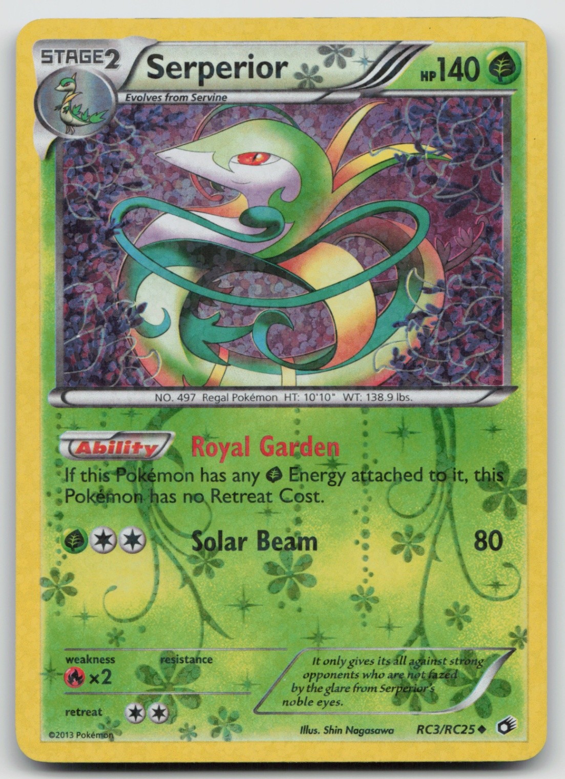 Serperior Uncommon Legendary Treasures: Radiant Collection RC3/RC25 LP