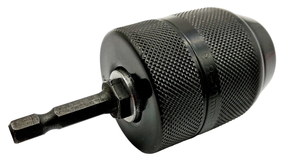 Bohrer Adapter Bit Bohrfutter 0,8-10mm schlüssellos 1/4'' HEX für Akkuschrauber - Bild 2 von 4