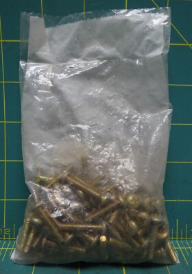 Qty: 100 Pan Head Machine Screws 0.164 Thread Diameter 32 TPI 7/8'' Long
