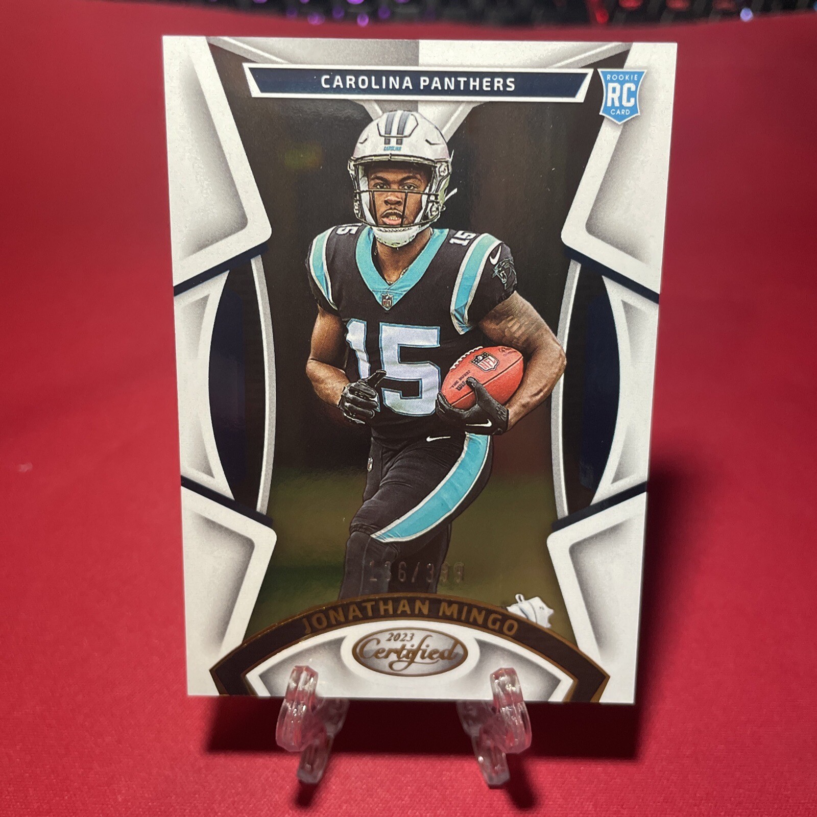 2023 Panini Certified - Jonathan Mingo #181 Carolina Panthers /399 (RC) TA163