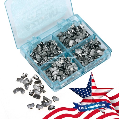 AZDENT 50 Set Dental Orthodontic 1st Molar Buccal Tube Bondable Roth 022 Non-Cov - Picture 2 of 9