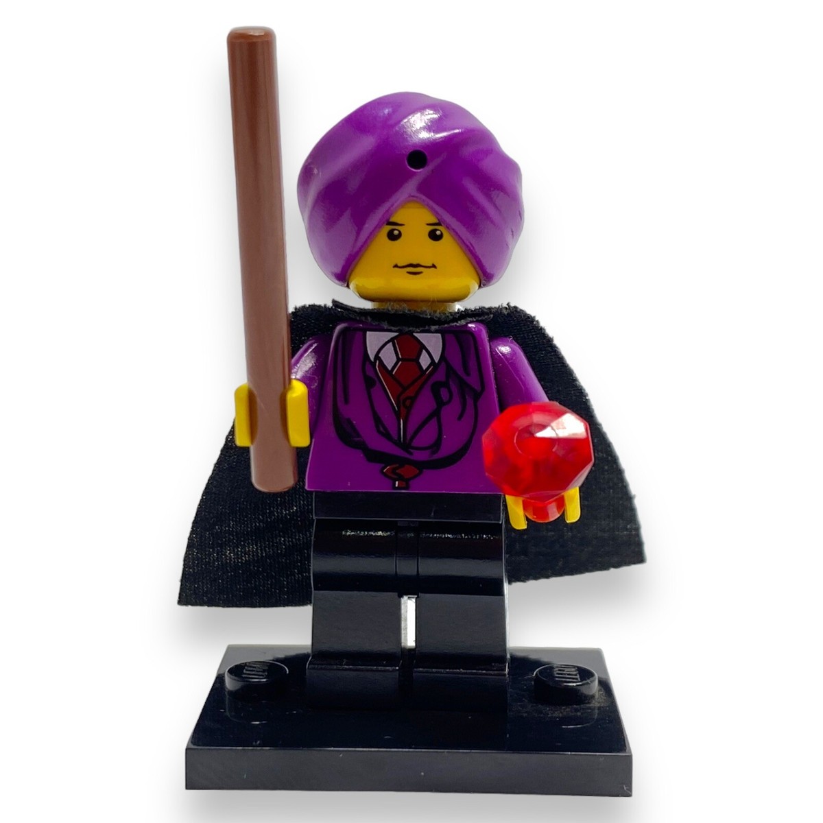 Lego Voldemort Professor Quirrell Yellow Head With Wand Stone