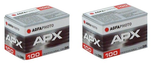 2 x Agfa APX 36 100 135mm Professional Black and White Film 36 exp. 100 ASA (UK) - Picture 3 of 24