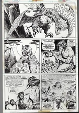 KULL THE DESTROYER # 15 MIKE PLOOG 1975 KULL IN EVERY PANEL