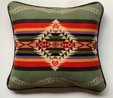 19 x20  Fudge Leather  & Wool SW Pattern Pill...