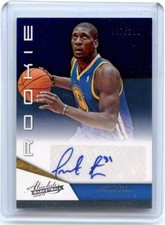 2012-13 PANINI ABSOLUTE #168 FESTUS EZELI AUTOGRAPH ROOKIE RC #97/299, WARRIORS