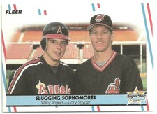 WALLY JOYNER AND CORY SNYDER SLUGGING SOPHOMORES #622 - FLEER NM-MT 1988