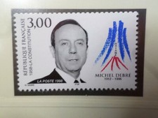 FRANCE 1998, timbre 3129, MICHEL DEBRE' neuf** MNH STAMP