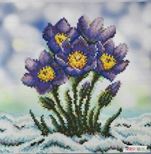 Bead Embroidery Kit DIY Craft Kit stamped Bead Needlepoint Dream Grass t-1396