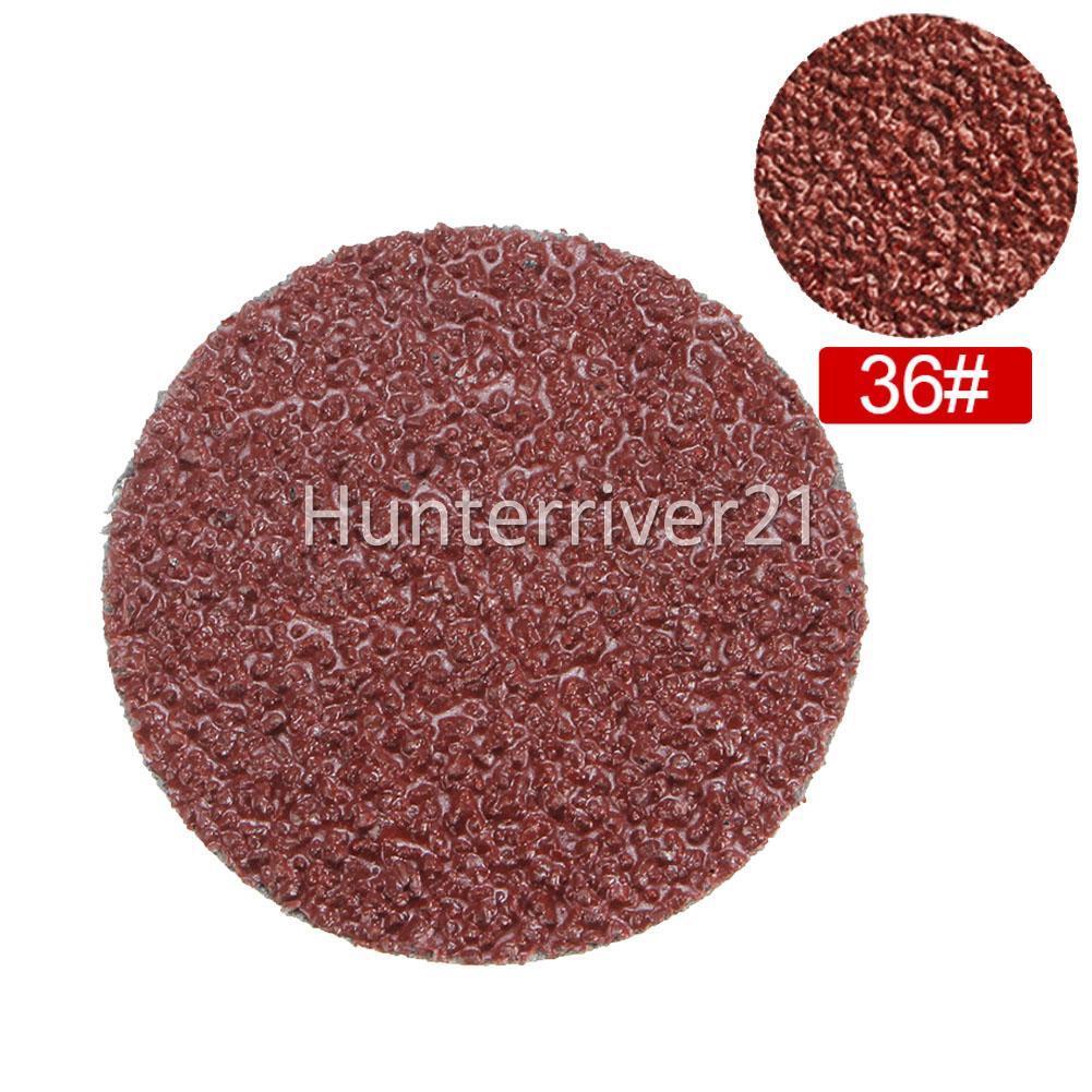 50100PCS Type R Roll Lock Quick Change Discs Die Grinder Sanding Pads