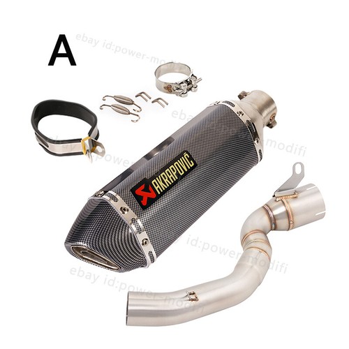 Mid Exhaust Link Pipe Modified Muffler Slip on For Duke 200 2020 2021 2022 2023 - Picture 5 of 14