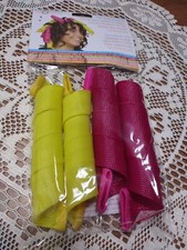 Curlformers Hair Curling Spirals 4 PK Extra Wide And Long NO HEAT CURLERS NEW