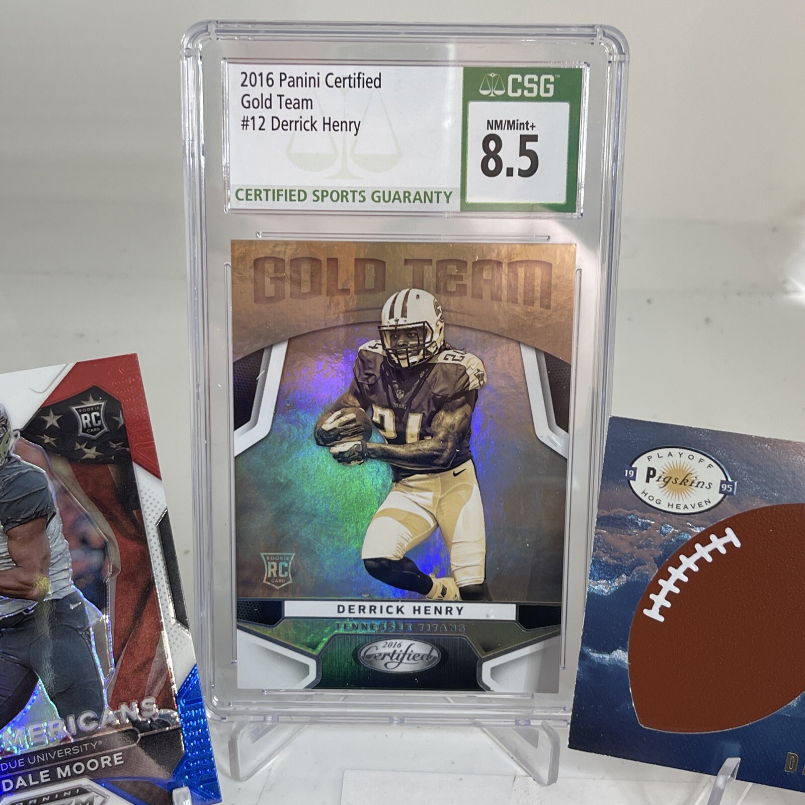 Derrick Henry Panini Certified Gold Team #12 Base