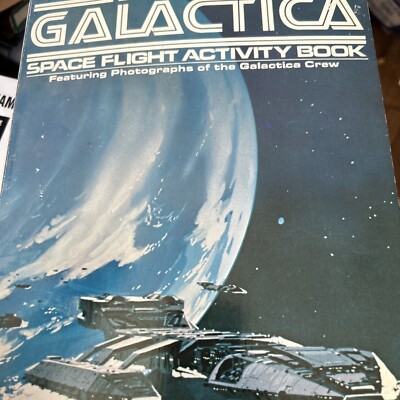 BATTLESTAR GALACTICA Space Flight Activity Book 1978 | eBay