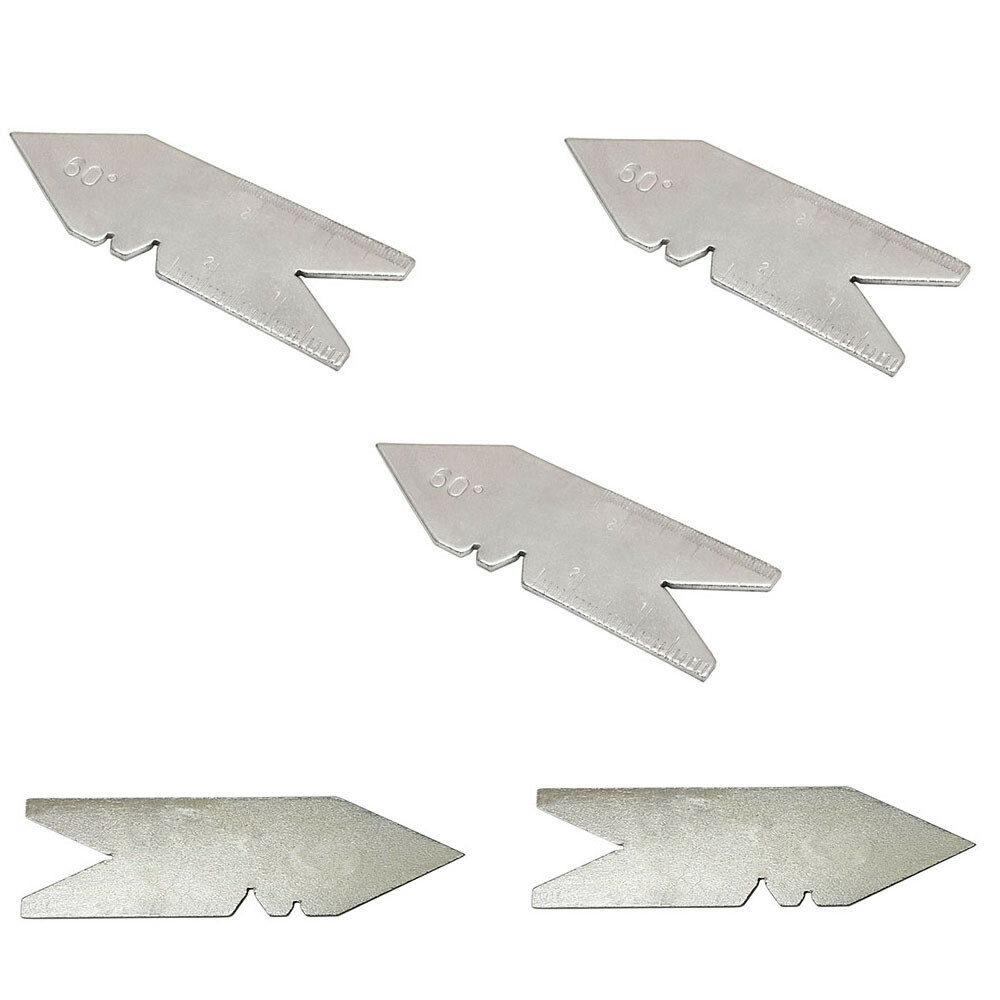 5 PC 60 Degree Center Gage Fishtail Thread Gauge Lathe Tool eBay