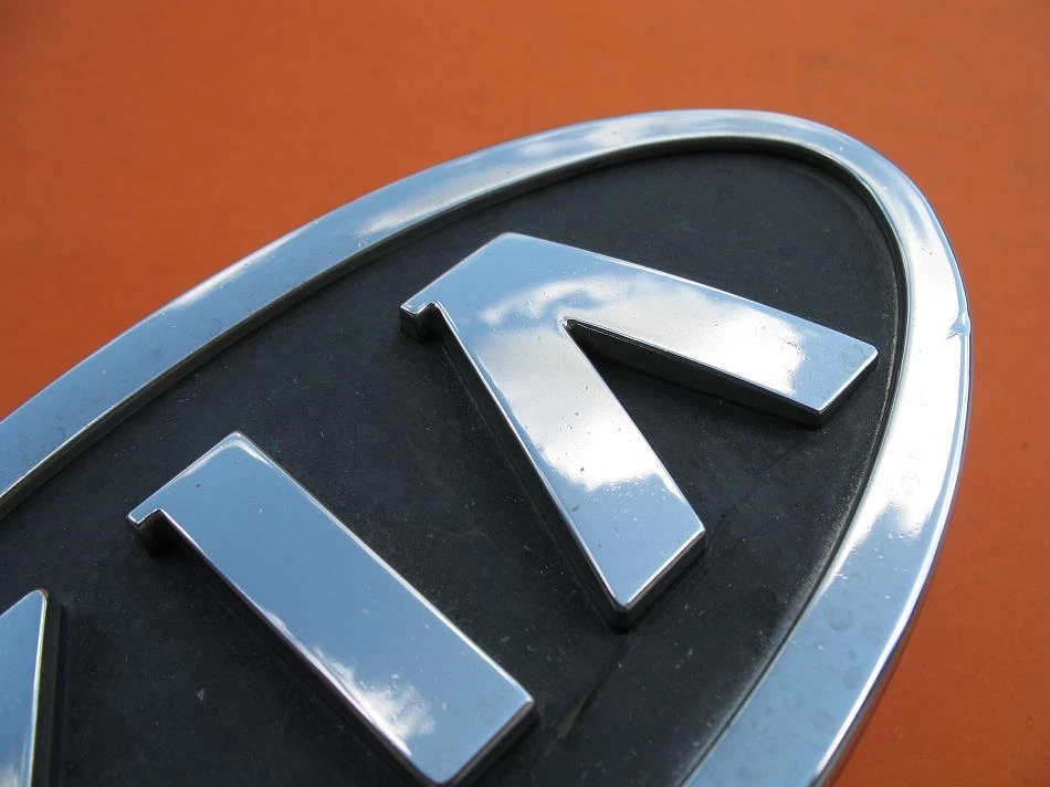 KIA SEDONA 2004 2005 PARRILLA DELANTERA CROMO EMBLEMA LOGOTIPO INSIGNIA SIGNO SÍMBOLO 04 05 #3 Foto 2 de 4