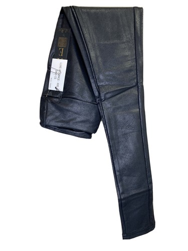 LuLaRoe Luxe 2XS Dark Gray Faux Leather 