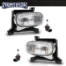Fit For 00-06 Toyota Tundra Clear Fog Lights Driving Bumper Lamps W/ Bulbs