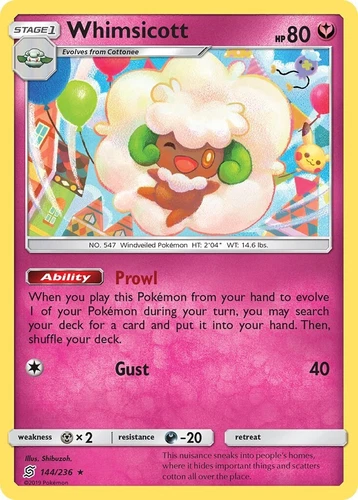 Whimsicott 144/236 Sm-Unified Minds