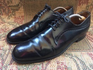 plain toe derby black