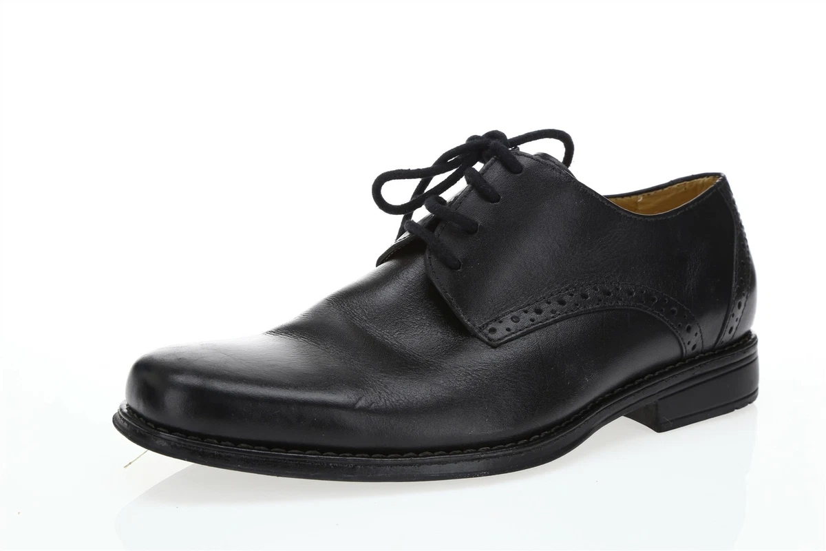 Sandro Moscoloni Oxford Brogue Black Leather Dress Shoes Mens 10.5 D Excellent s-l1200.png main image 3