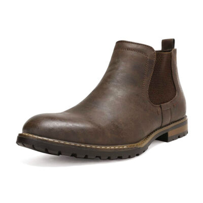 NEW Mens Casual Chelsea Ankle Boots Slip On Amazon.com | KCTRFSJ Men main image 3