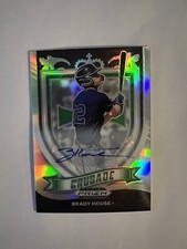 2021 Panini Prizm Draft Picks Brady House Silver Crusade Auto #C-BH