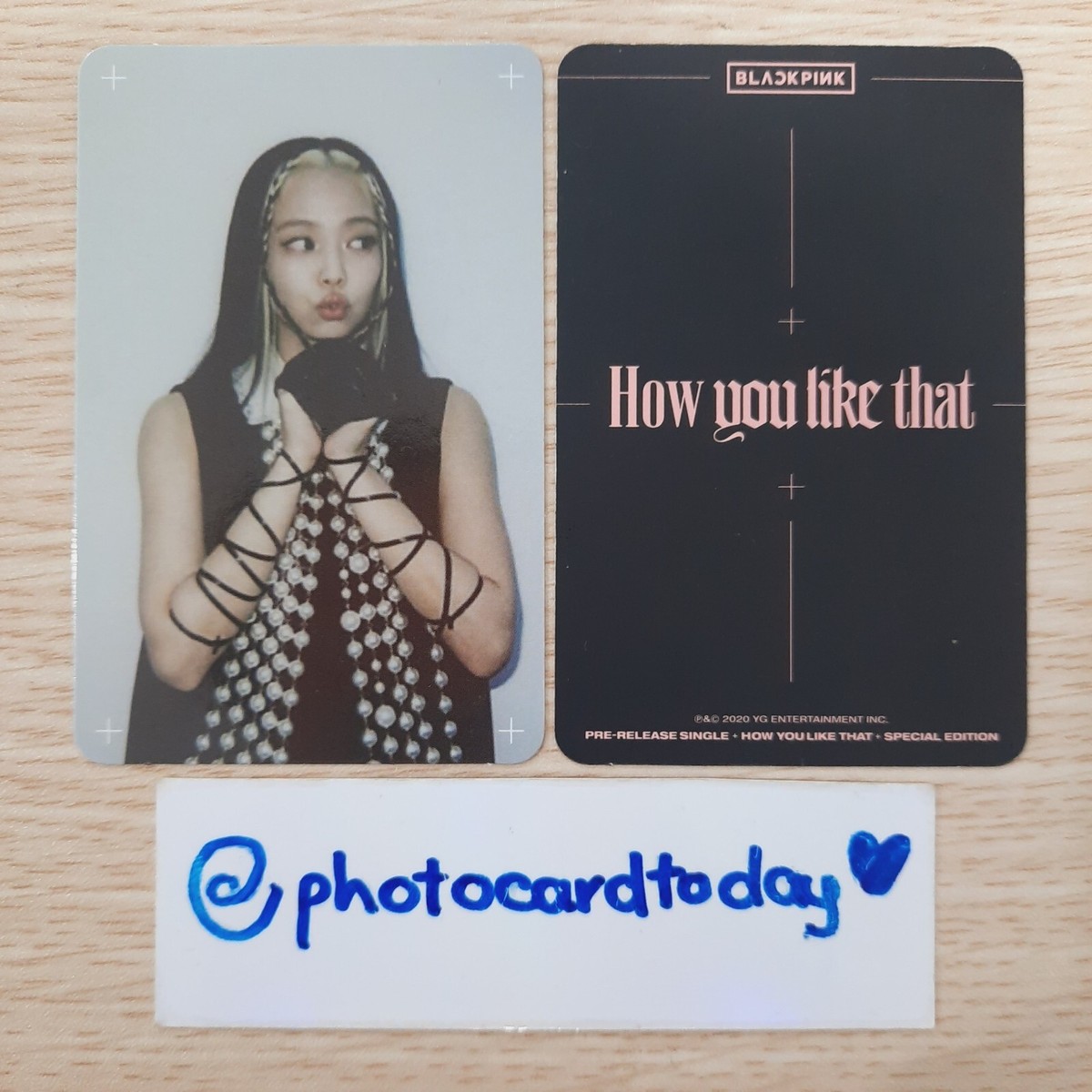 BLACKPINK HOW YOU LIKE THAT SPECIAL EDITION PHOTOCARD OFFICIAL