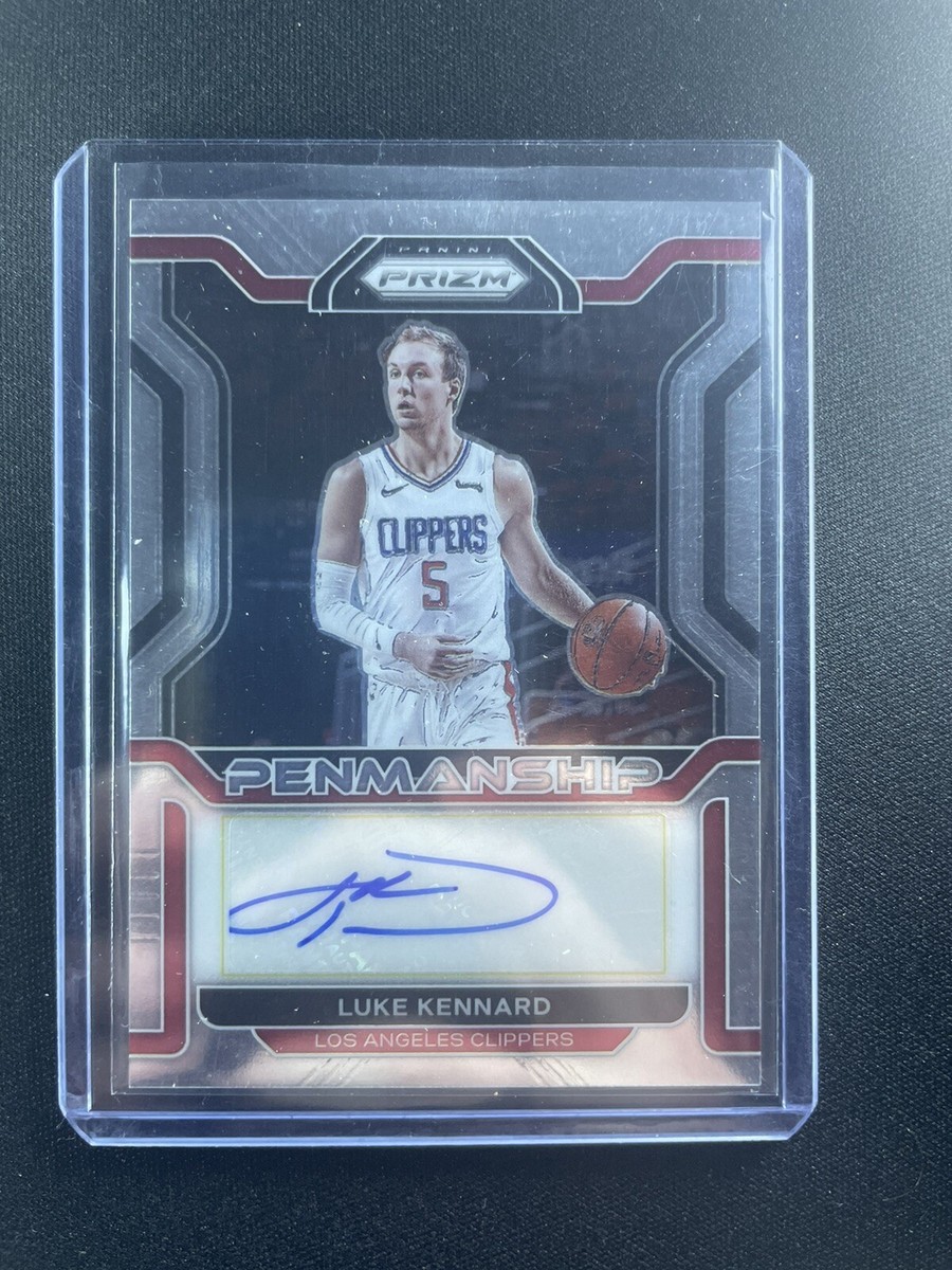 Luke Kennard 2021-22 Panini Prizm Penmanship Signed Auto