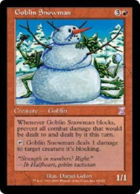 MTG Time Spiral / Time Shifted - Goblin Snowman